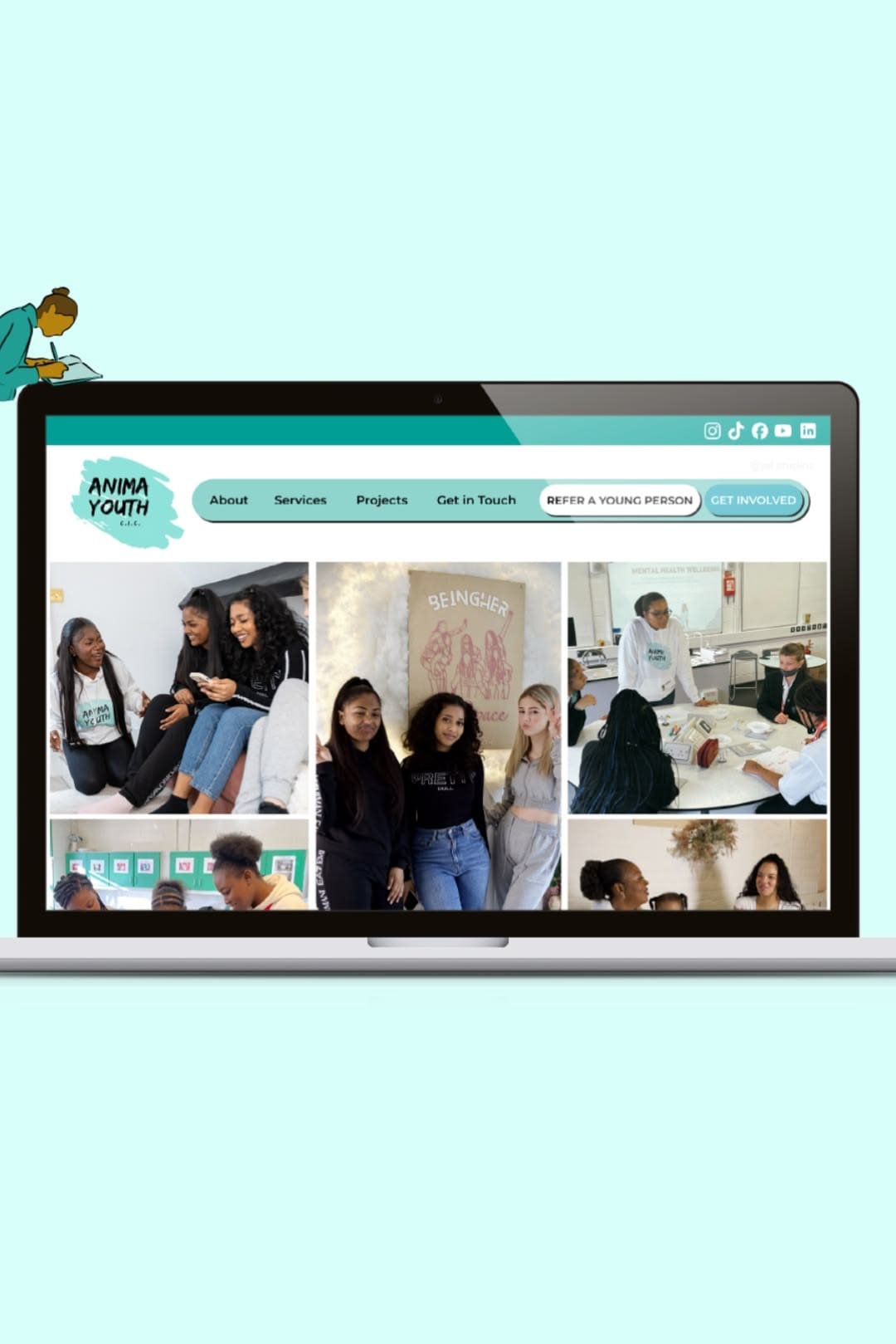 anima youth impact build website
